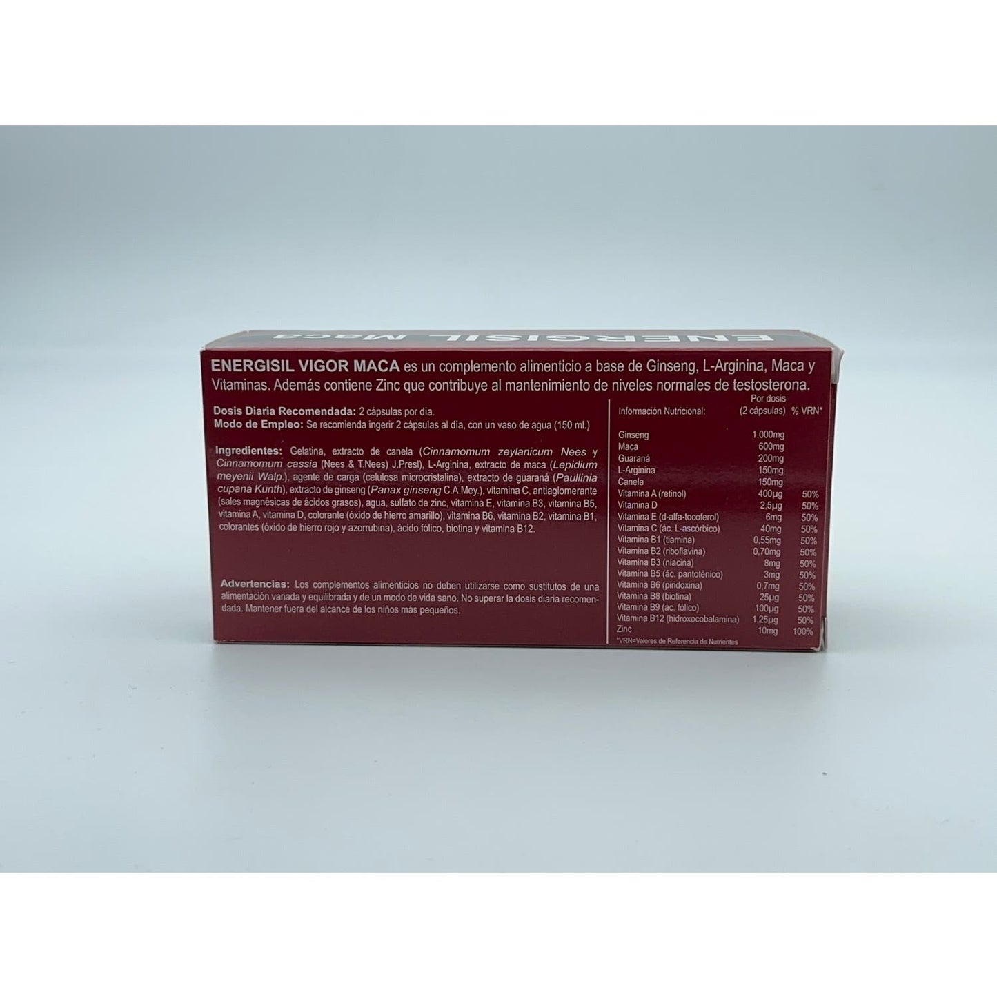 Energisil Maca Efecto Vigor 60caps