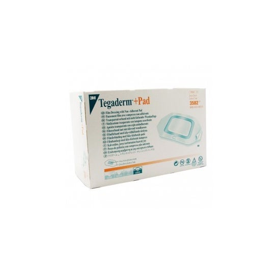 Tegaderm Pad Apósito Transparente 9x15cm 5uds