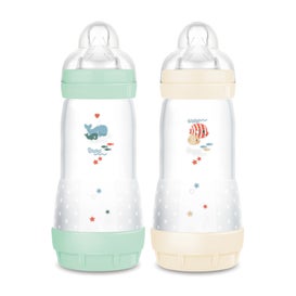 Mam Easy Start Classic Biberón 3 Menta Algodón 320ml 2uds