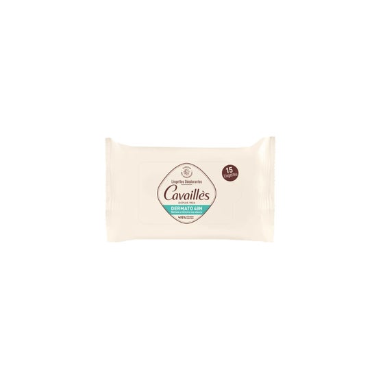 Cavaillès Toallitas Desodorantes Dermato 48H 15uds