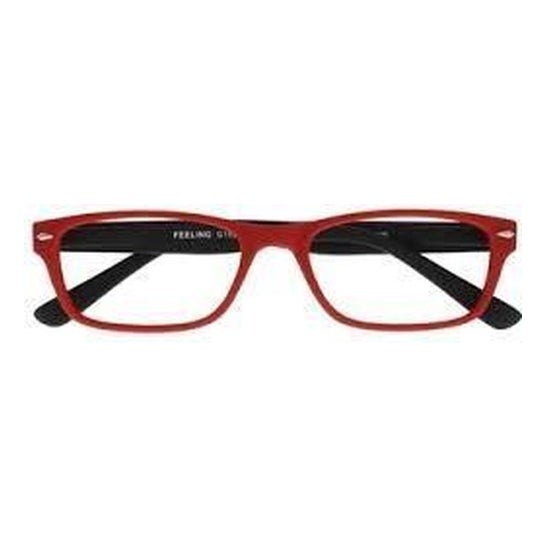 Leesbril I Need You Gafas Feeling Rojo-Negro +3.00 1ud