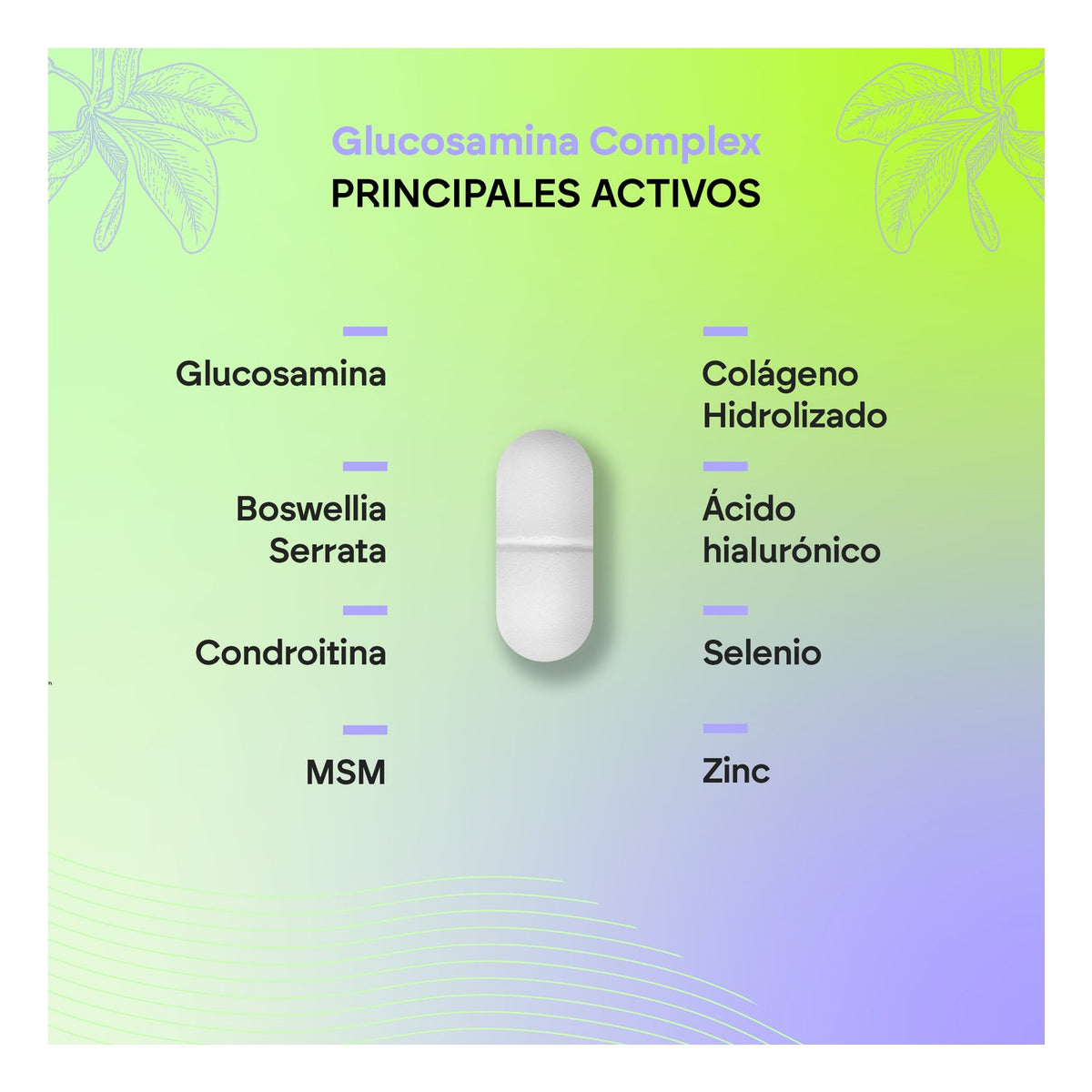 Nutralie Glucosamina Complex + MSM + Condritina 120comp