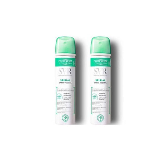 Svr Desodorante Spirial Vegetal Comprimido 2x75ml