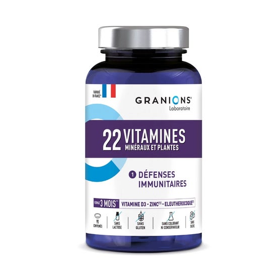 Granions 22 Vitaminas 90 comprimidos