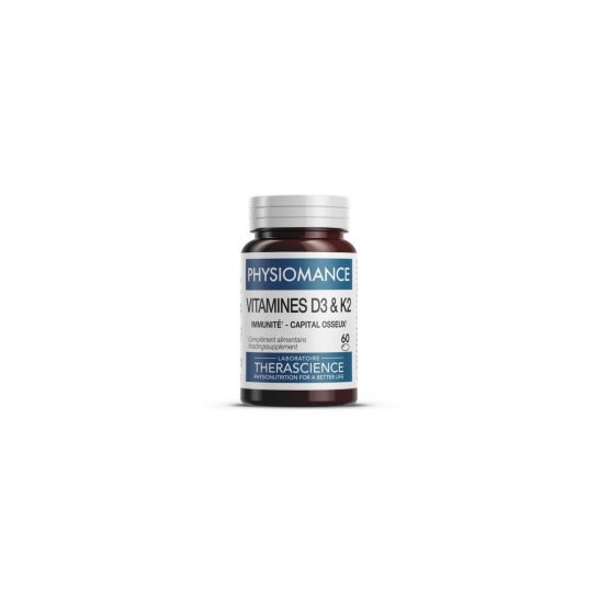 Physiomance Vitaminas D3 y K2 60comp