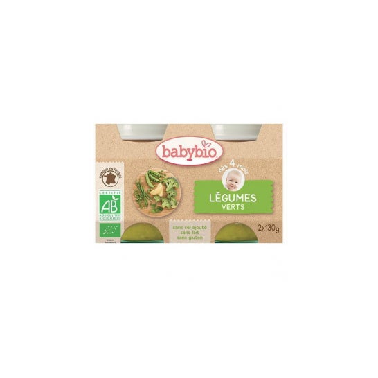 Babybio Pdt/Green Bean 2 X130 g