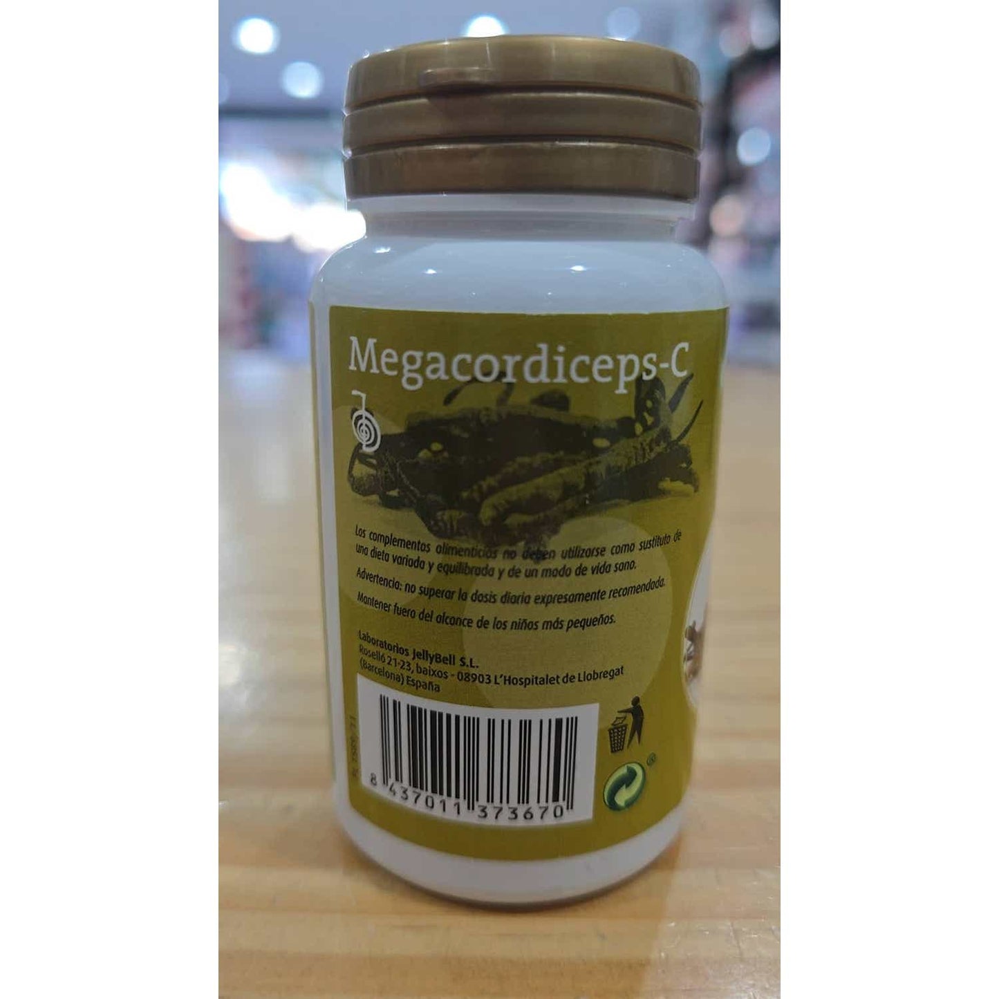 Jellybell Megacordiceps-c 60 Capsulas