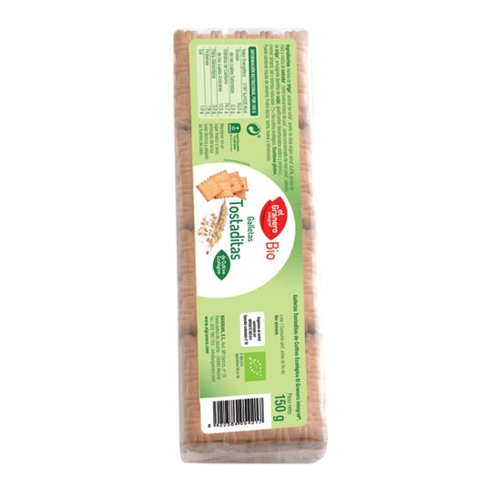 El granero Integral galletas Tostaditas Bio 150 g