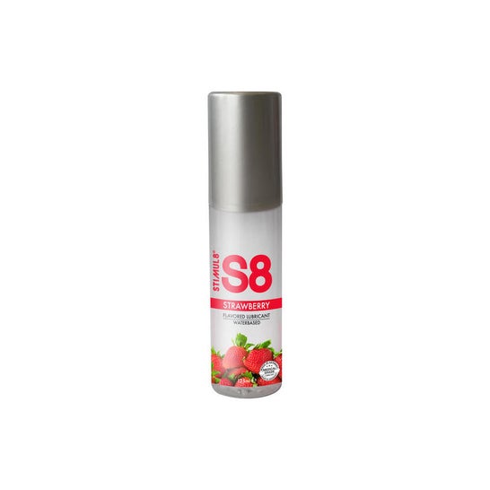 S8 Lubricante Base de Agua Fresa 125ml