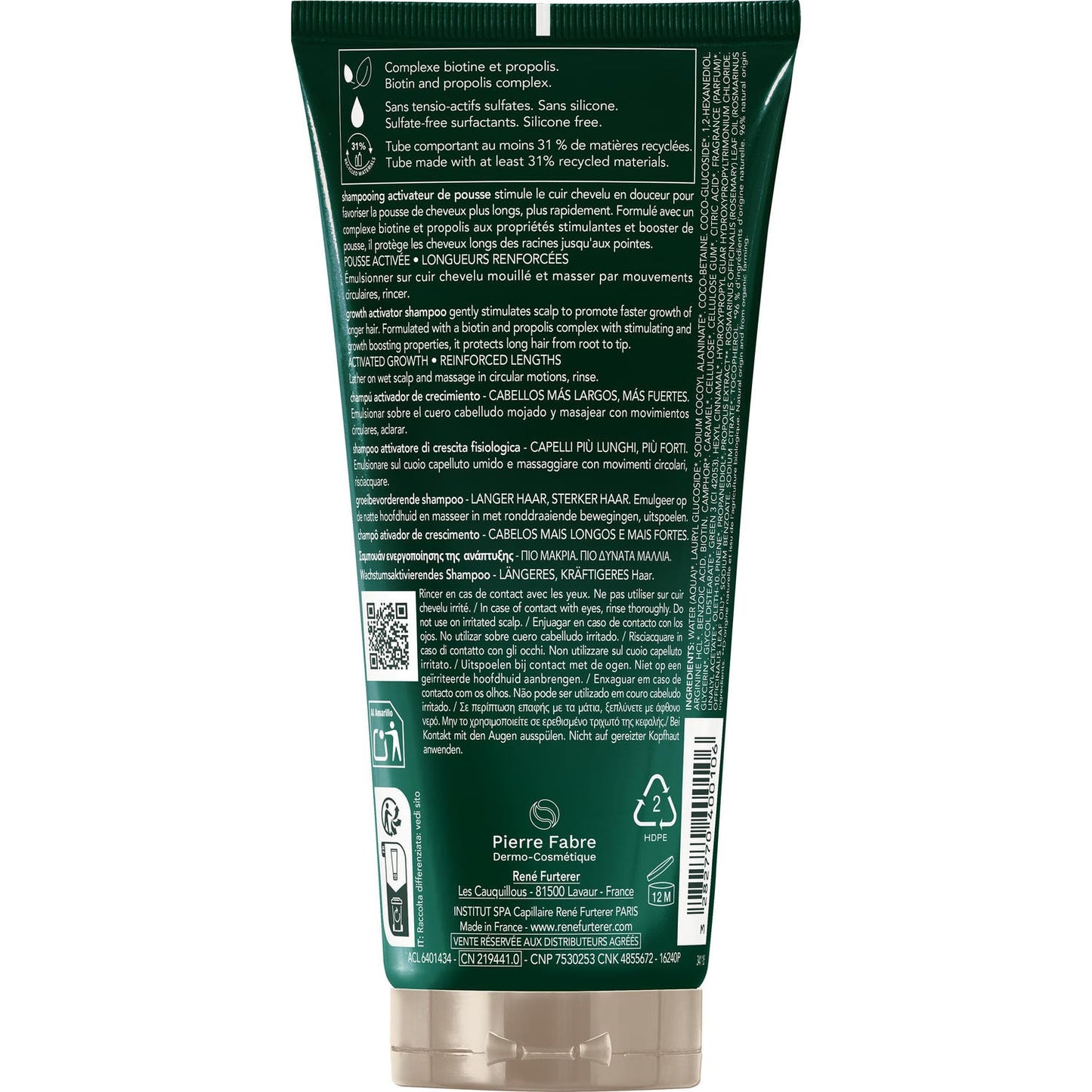 René Furterer Triphasic Grow Champú 200ml