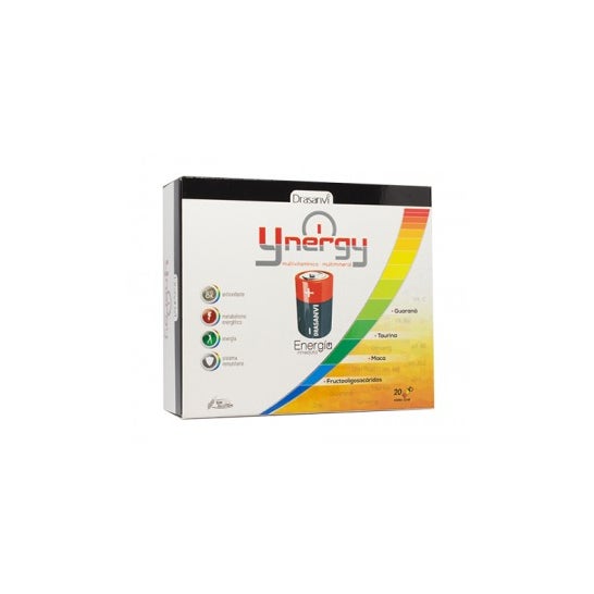 Drasanvi Ynergy Energía Inmediata 20 Ampollas 15ml