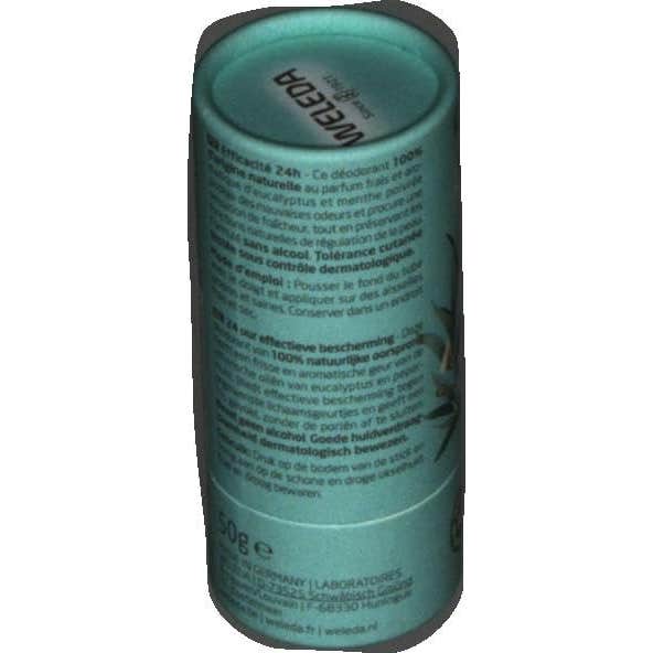Weleda Desodorante Stick 24h Eucalipto Menta Piperita 50g