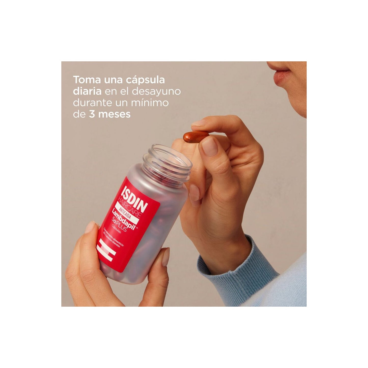ISDIN Haircare Anticaída Lambdapil 5α Plus 60caps