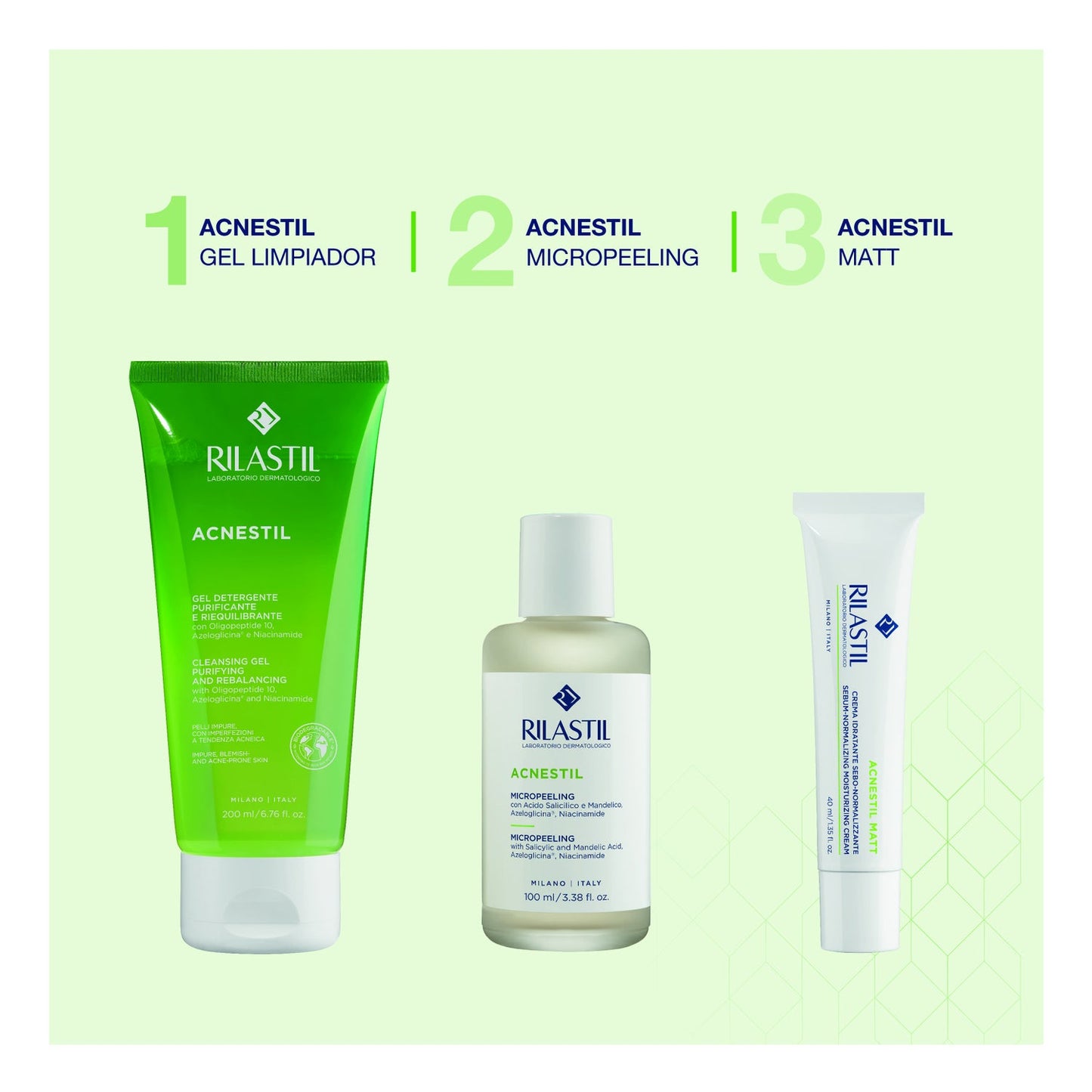 Rilastil Acnestil Matt Crema Hidratante y Matificante 40ml