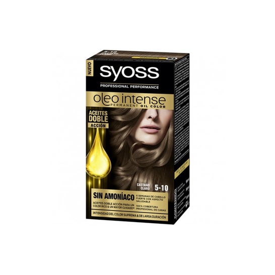 Syoss Oleo Intense Permanent Oil Color Castaño Claro 5-10 50 ml