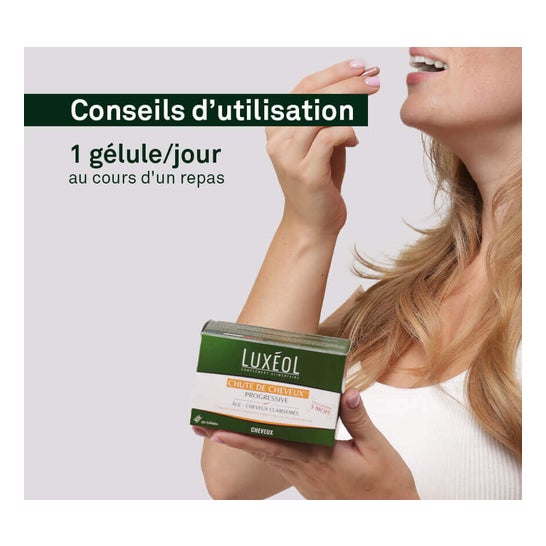 Luxéol Caída Progresiva de Cabello 90 cápsulas