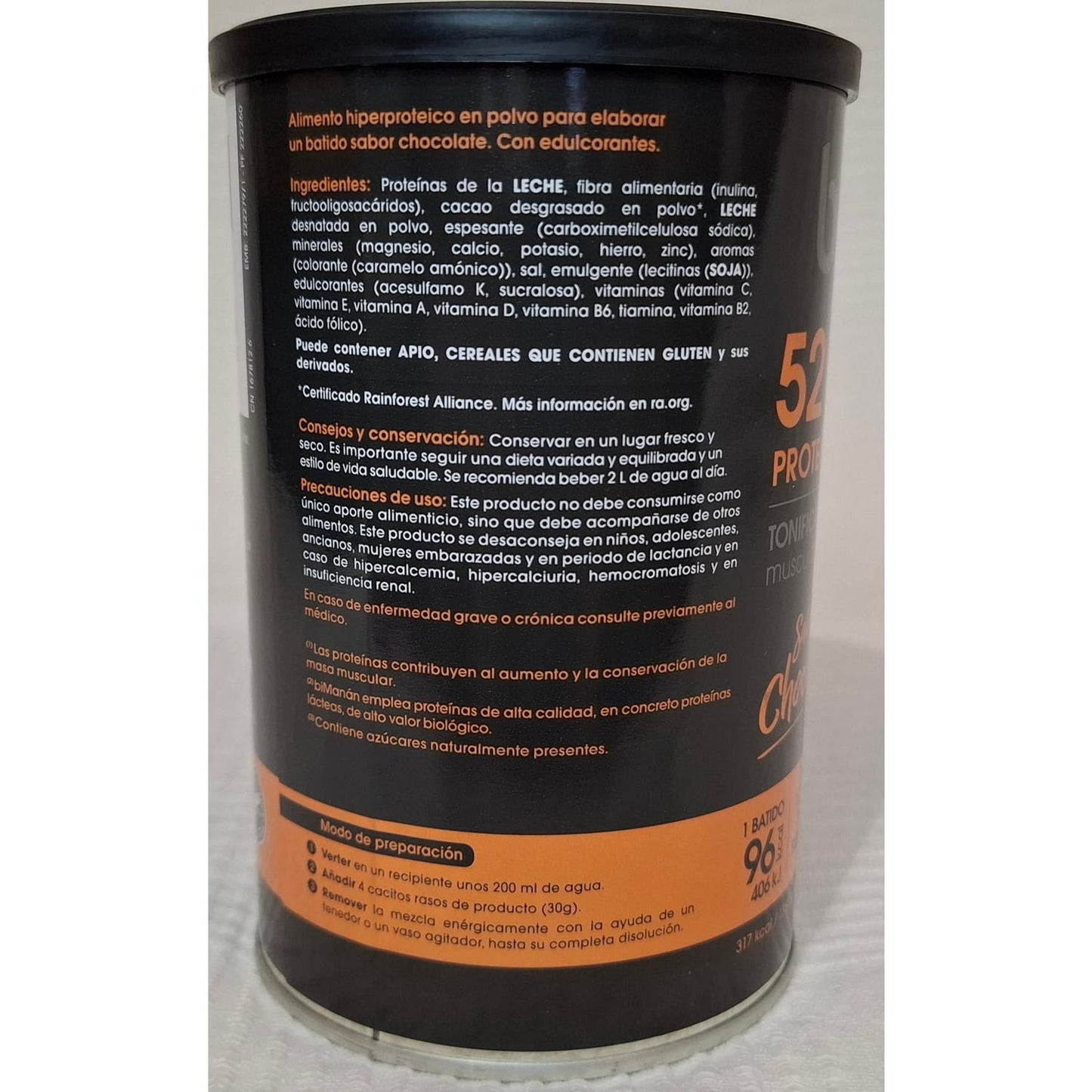 biManán Batido de Proteína Sabor Chocolate 360g