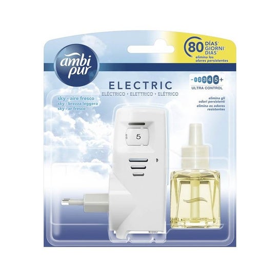 Ambi Pur Electrico Ambientador Completo Sky 215ml