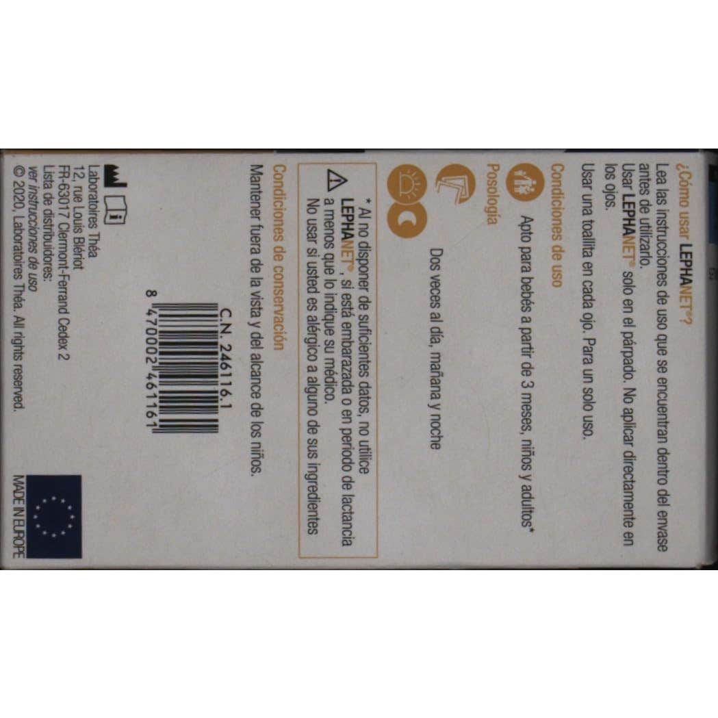 Lephanet Toallitas Estériles Impregnadas 30+12uds