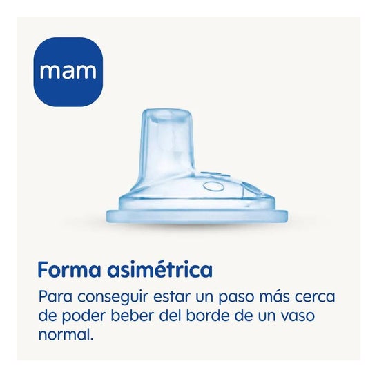 MAM Tetina Boca Larga Starter Cup Extra Suave +4m 2uds