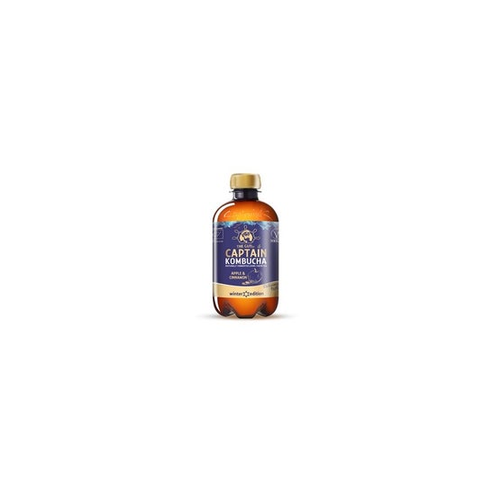 Captain Kombucha Manzana Canela Bio 400 ml