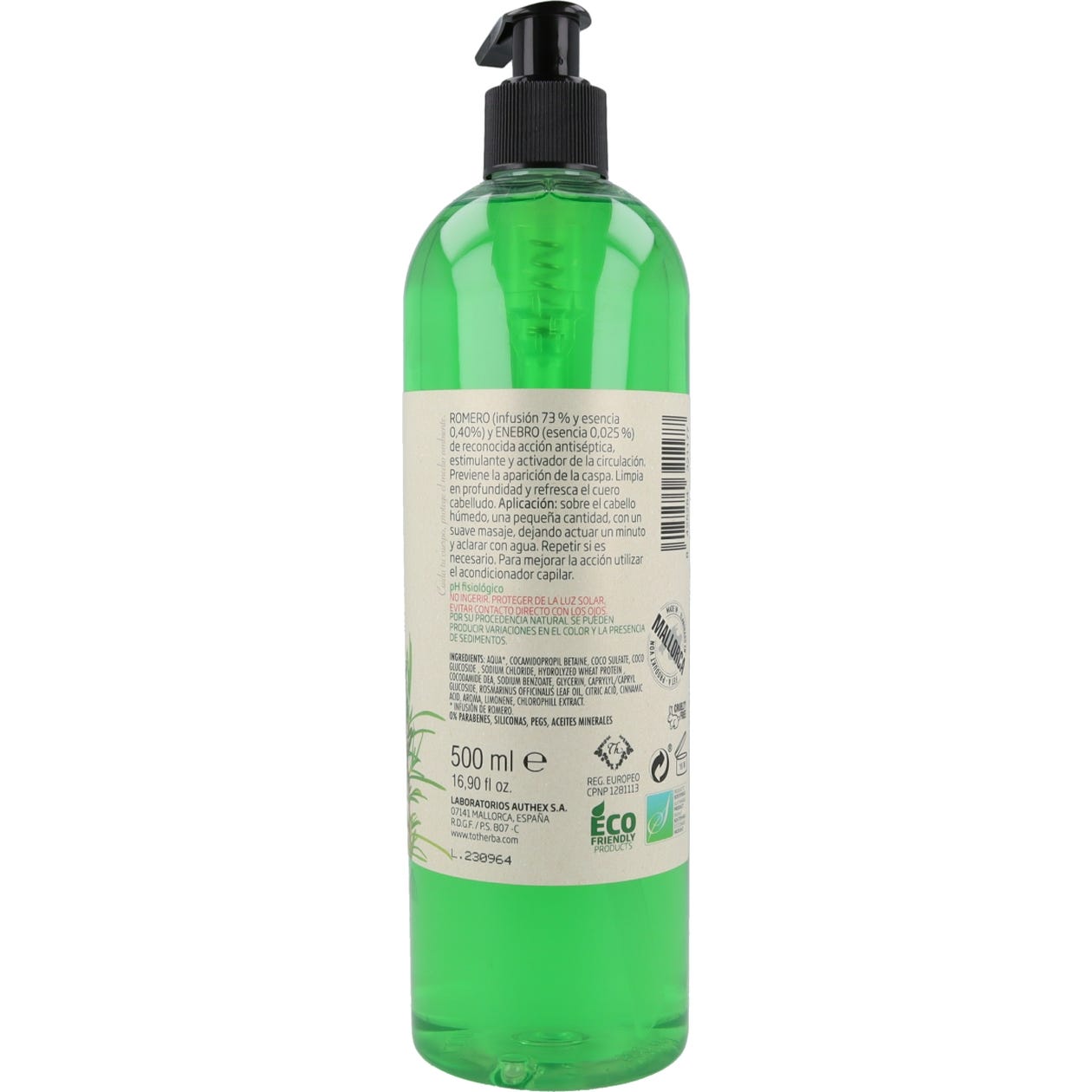 Tot Herba Champú Purificante Romero y Enebro 500ml