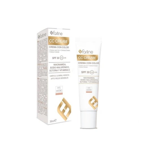 Farline Cc Cream Nº2 Color Medio 30 ml