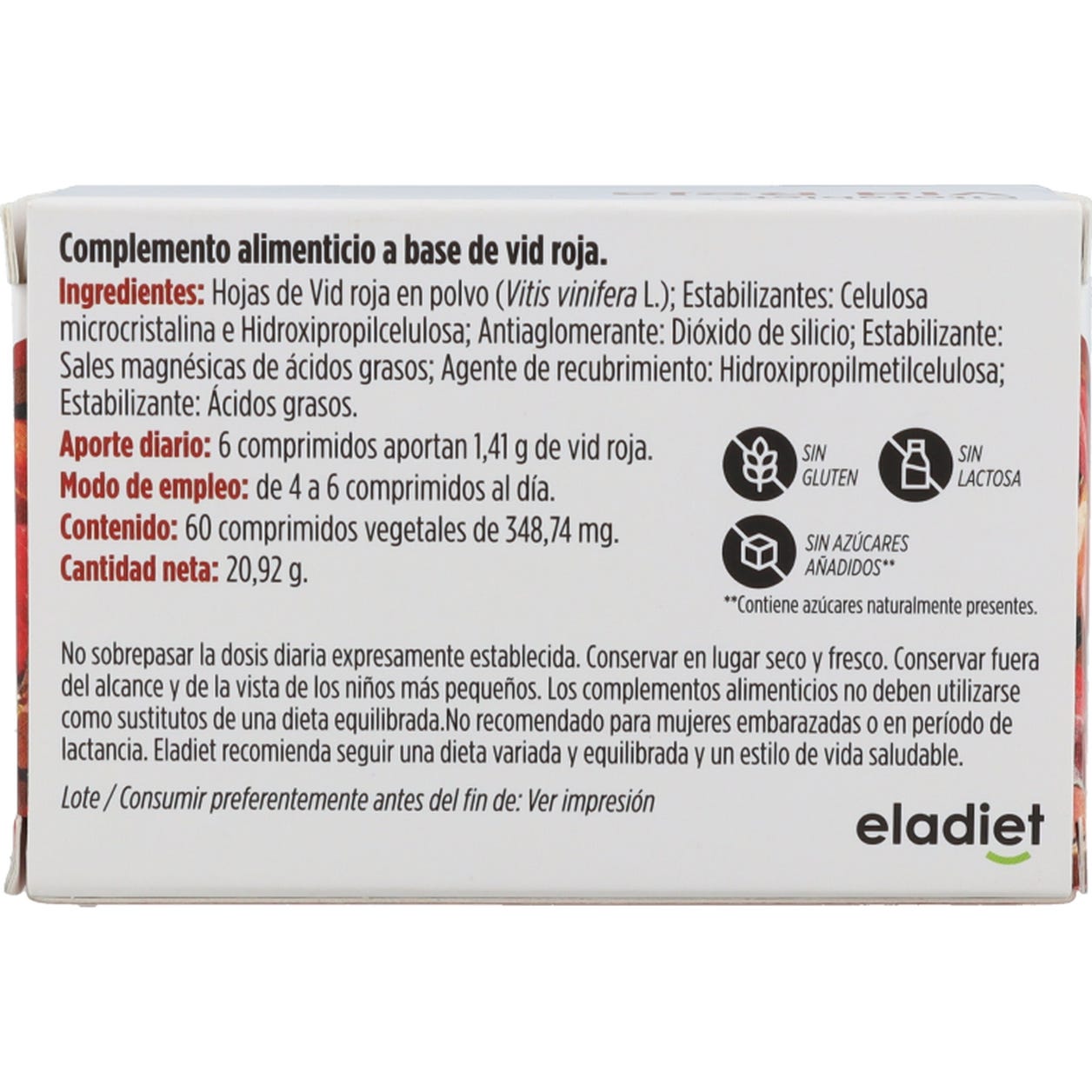 Fitotablet vid roja 60comp