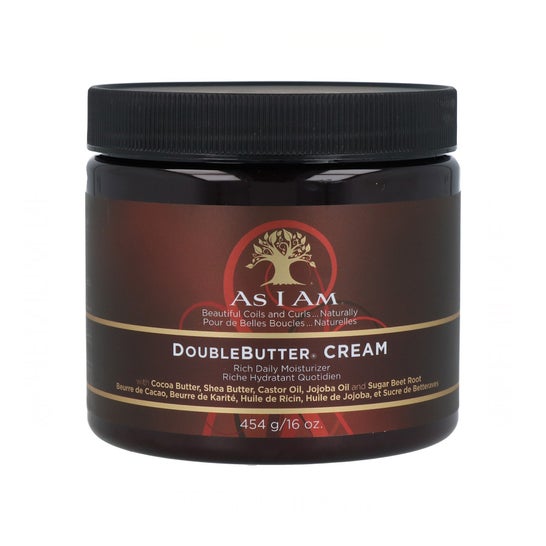 As I Am Doublebutter Crema Capilar Hidratante 454 g