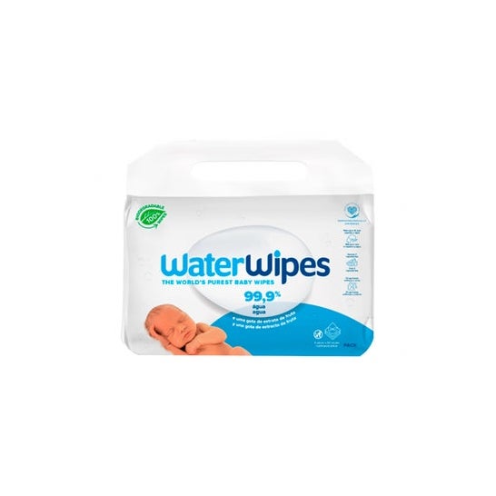 WaterWipes Baby Wipes 3x60uds