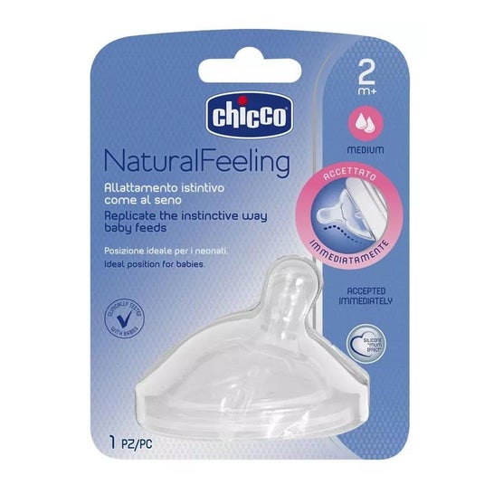 Chicco® Step Up1 tetina + 0m flujo medio 1u