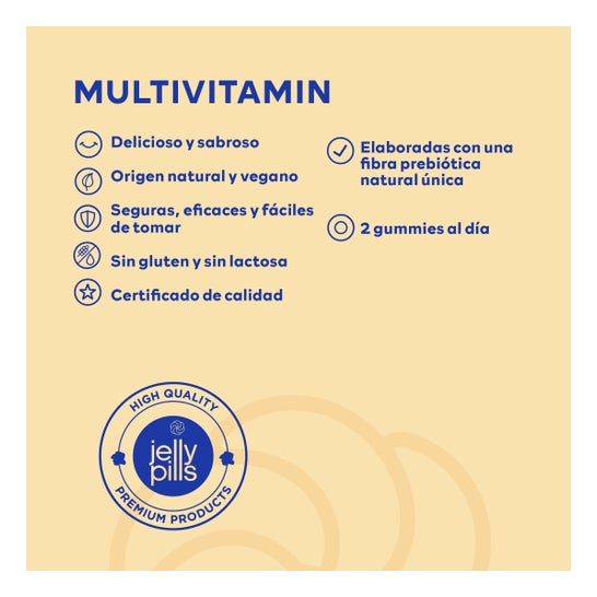 Jelly Pills® Health Multivitamin Gummies 70 uds