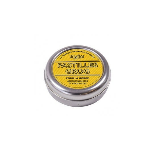 Vitaflor Pastiles for Throat Formula Grog 1g 45 comprimidos