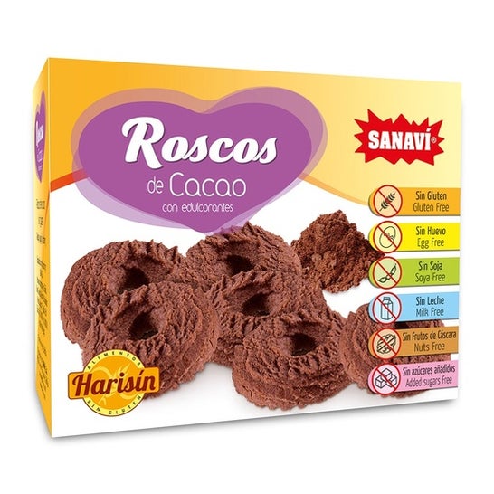 Sanavi Roscos de Cacao sin Gluten 150 g