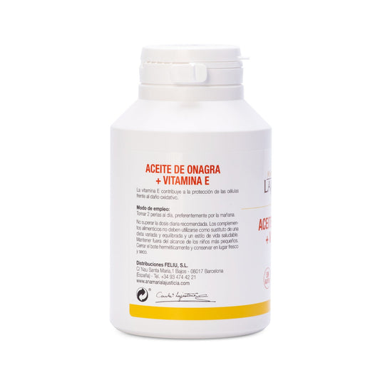 Ana Maria Lajusticia Aceite De Onagra + Vitamina E 275 perlas