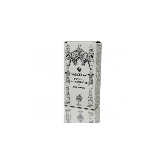 Radhe Shyam Incienso Sacramental y Carbones 100g