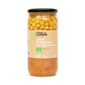 Carlota Organic Potaje de Garbanzos con Alga Kombu 720g