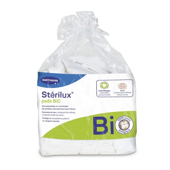 Sterilux Pads Bio 7.5x9.5cm 160uds