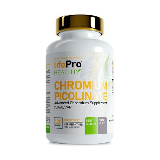 Life Pro Nutrition Essentials Picolinato de Cromo 120 caps