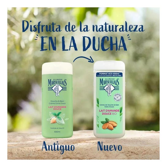 Le Petit Marseillais Gel Baño Leche de Almendras BIO 650 ml