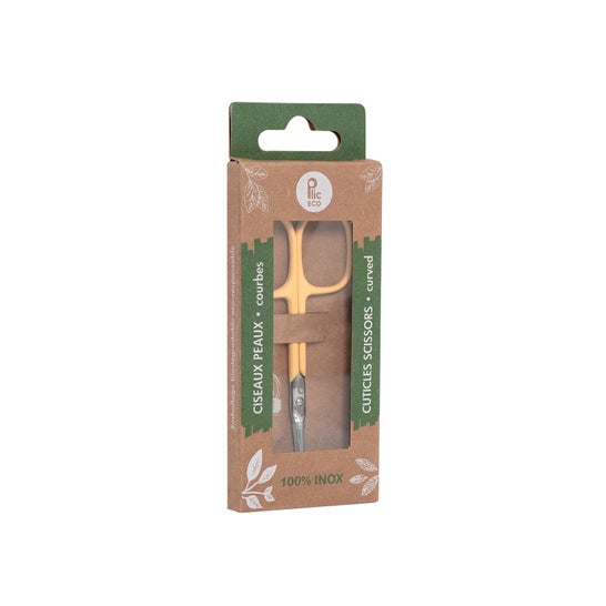 Horizane Plic Eco Tijeras Curvas para Pieles Albaricoque 1 ud