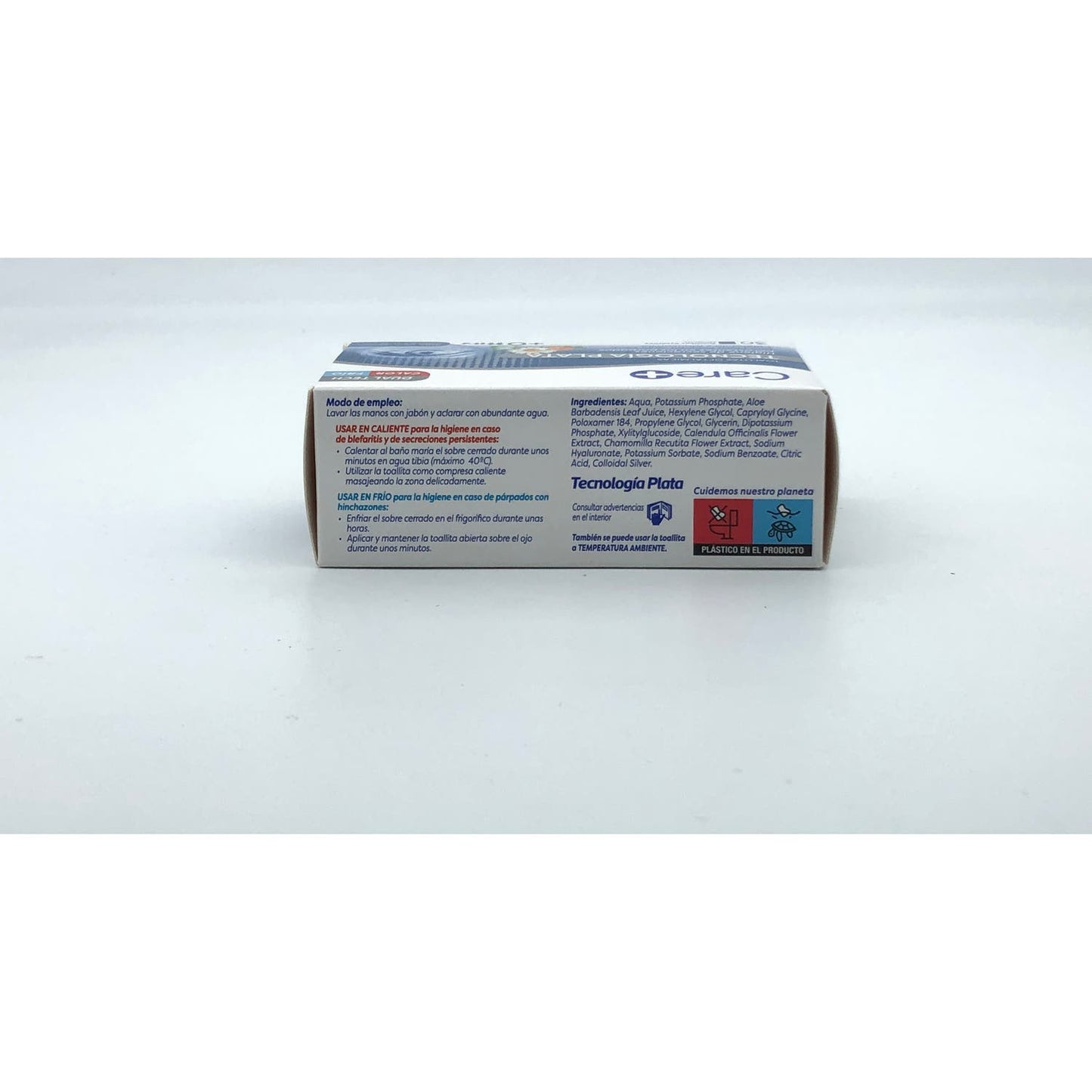 Care+ Toallitas Oftálmicas Tecnología Plata 30uds