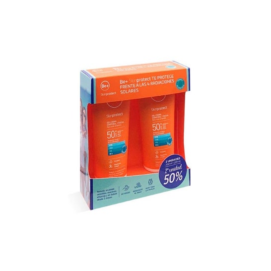 Be+ Skin Protect Gel Crema SPF50+ 2x200ml