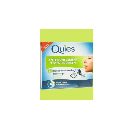 Quies Anti-Ronquido 24 Tiras Nasales