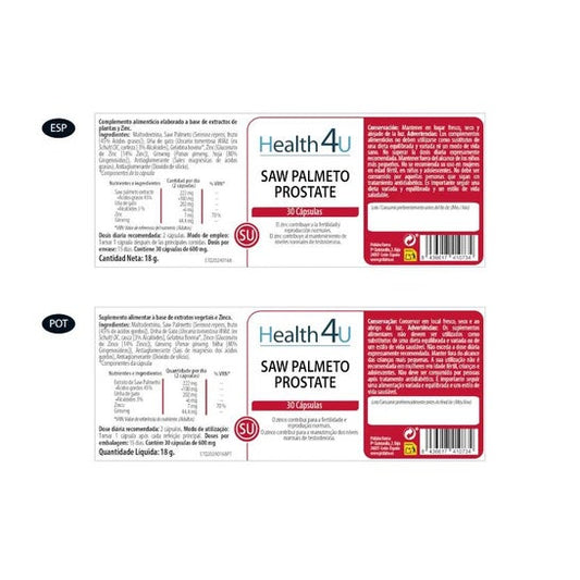 Health 4U Saw Palmeto Prostate 30caps