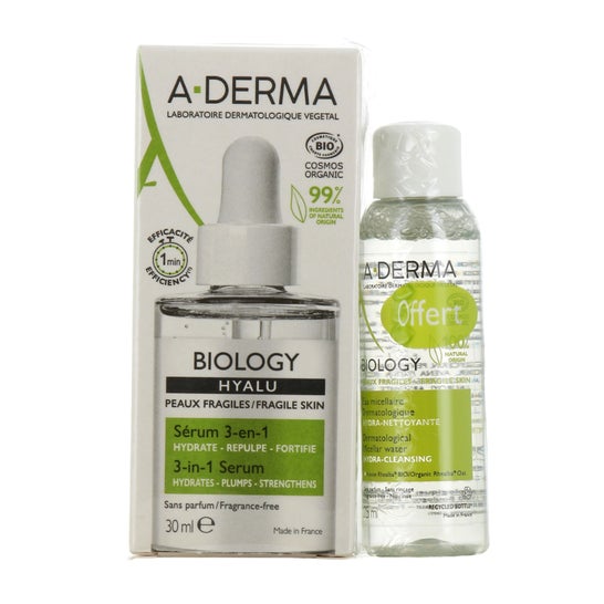 A-Derma Biology Hyalu Sérum + Agua Micelar