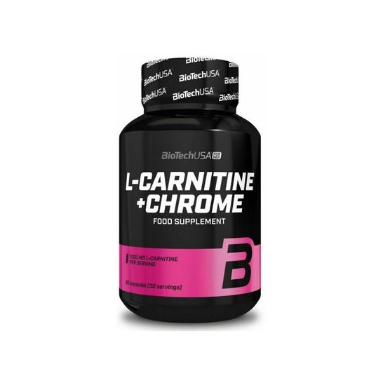BioTech USA L-Carnitine + Chrome 60caps