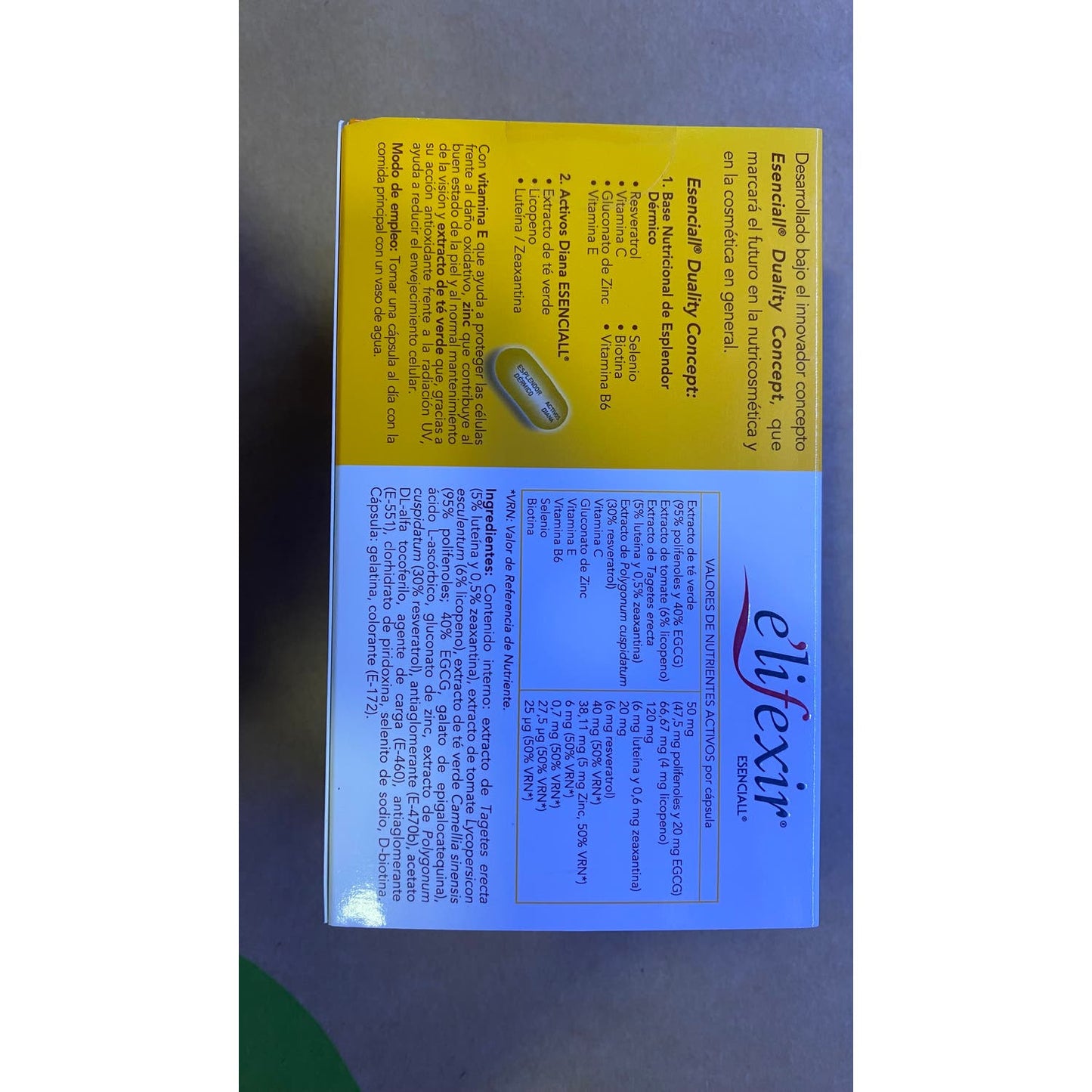 E'lifexir Piel canela Pack de 2 Envases x 40 Cápsulas