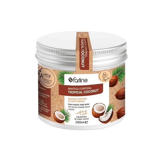 Farline Manteca Corporal Tropical Coconut 250ml
