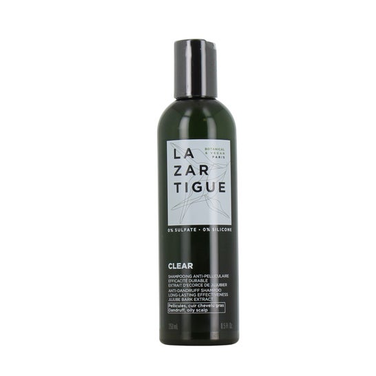 Lazartigue Clear Champú Anticaspa Cuero Cabelludo Graso 250 ml